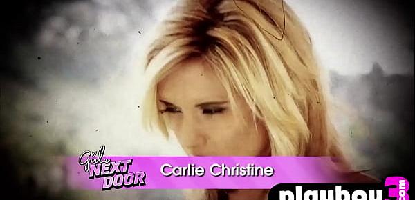 trendsHot big tits model  Carlie Christine exposed naked body after posing in nice lingerie